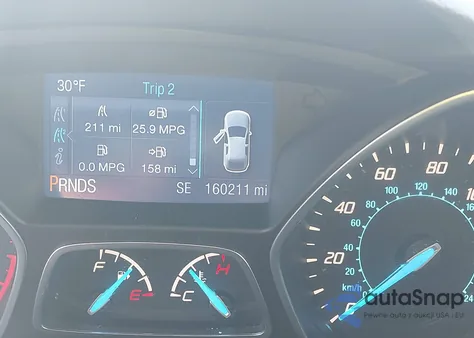 2015 Ford Escape Se из США, поврежденный, VIN 1FMCU0GX9FUA24220